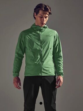 Gorewear Men's Lightweight Hooded Windbreaker — Green/ Fernflow